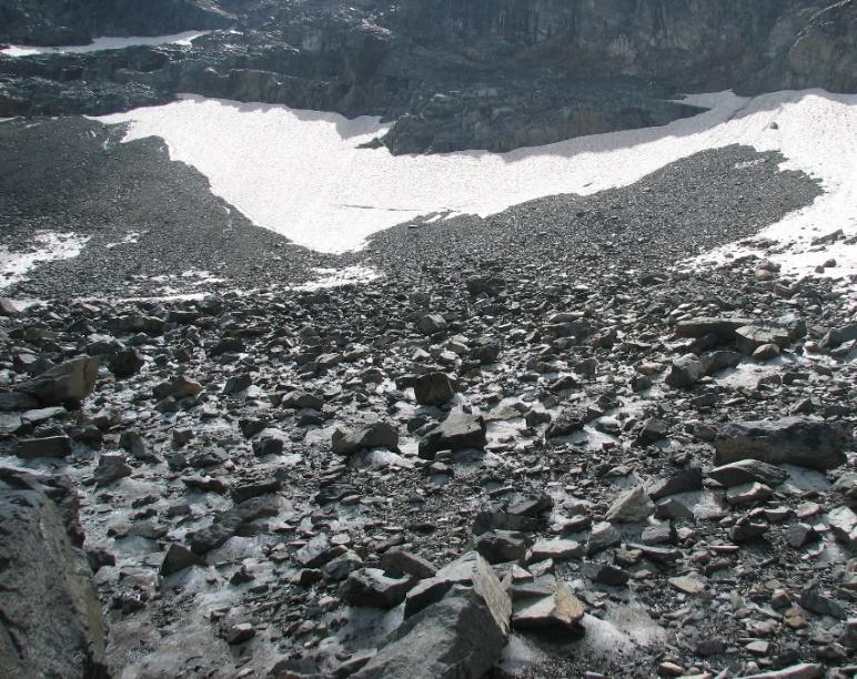 Gene, Tatos Dağları üzerinde, ana su bölümü çizgisinin güneyindeki iç kısmında, yüksek bir zirvenin (3550 m) kuzeye bakan yamacındaki korunaklı bir sirk içinde bulunan buzul, Krenek (1932) tarafından