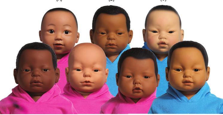 Paket içeriği Uyuşturucudan etkilenen bebek Bez (4) AA pil Müfredat Sınırlı 1 yıl garanti A B C D E F G RealCare Bebek, çeşitli cilt renklerinde/ yüz özelliklerinde erkek ya da kız cinsiyeti ile