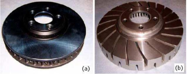 kullanılan gri dökme demirden imal edilen 8,44 kg ağırlındaki fren diski Al/SiC/20p Al MMK den üretilerek ağırlık 3,32