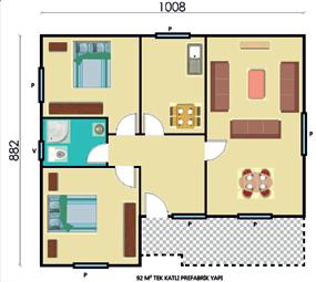 92 m² 1 92 m² 2
