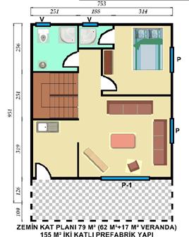 KT LNI 72 m²(63 m²+ 9 m² balkon)
