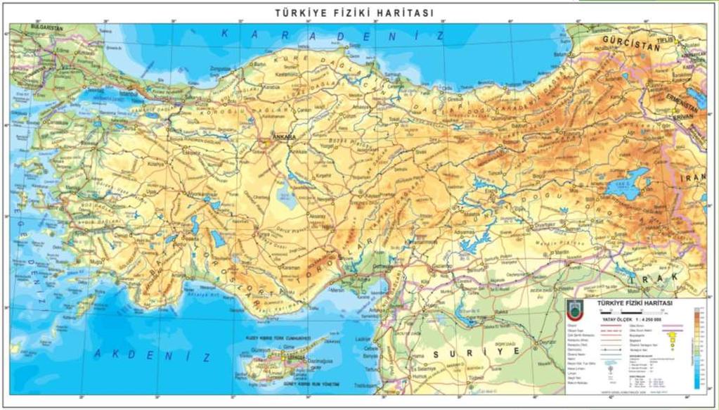 Haritanın adı: Haritanın kullanım amacını belirtmeli, haritayı tanıtacak açıklıkta ve kısa olmalıdır.