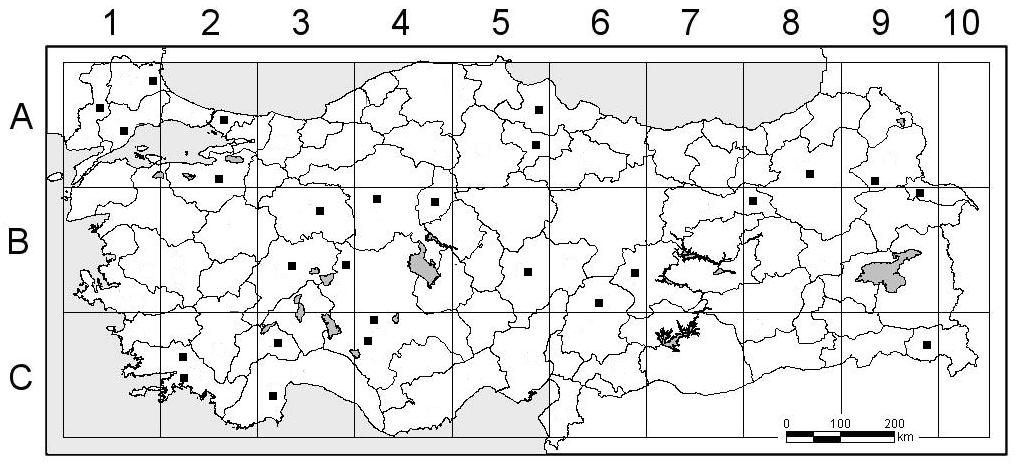 2.1.4. Yayılış ve Habitat Anadolu da oldukça yaygındır, ancak az bireyle temsil edilen yayılışa sahiptir 2.