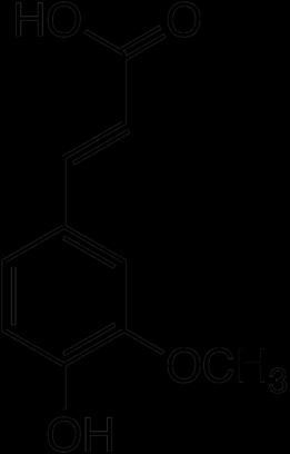 p-kumarik, ferulik, p-hidroksibenzoik, salisilik,