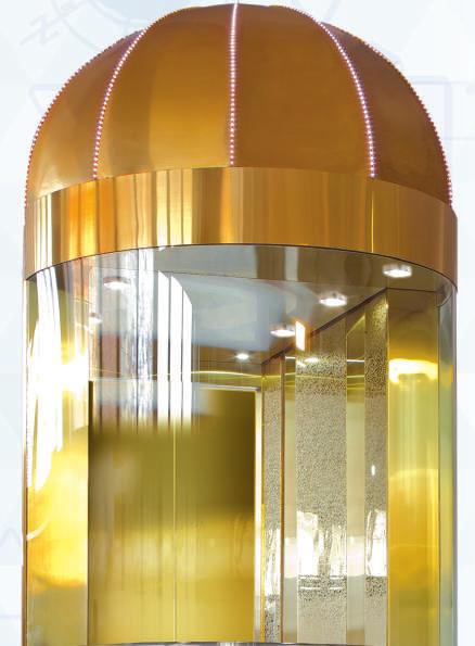 Golden Decorative Stainless 6+6 Lamine,