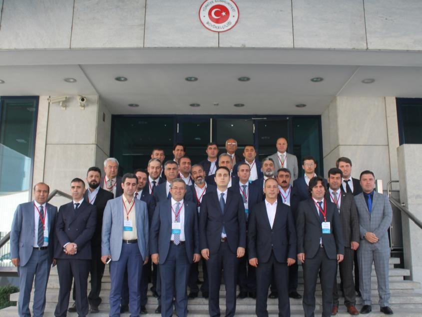 Sunumun ardından Ziraat Bankası Bosna-Hersek Genel Müdürü Ali Rıza AKBAŞ ve Türk Hava
