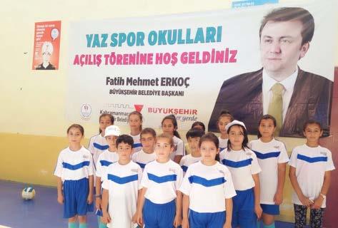 YAZ SPOR OKULU Yaz Spor Okulları kapsamında Nurhak