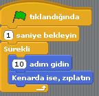 52. Bir topun bir saniye bekledikten sonra sahnede sürekli rastgele hareket edebilmesi için hangi kod bloğu yazılmalıdır? a.) b) c) 53.