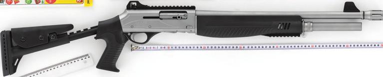Escort MPA-TS 12 kalibre, 3 /76mm Magnum fişek yatağı, taktik yarı otomatik tüfek. Hızlı Dolum Sistemi (Fast Loading System) & Akıllı Valf Piston (Smart Valve Piston). 46cm veya 51cm slug namlu.