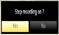 Press (STOP) button to cancel instant recording.
