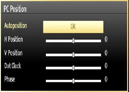 When Movie Sense option is set to Low, Med or High, Movie Sense demo option will be available. If one of these options is selected and if you press OK button, then the demo mode starts.
