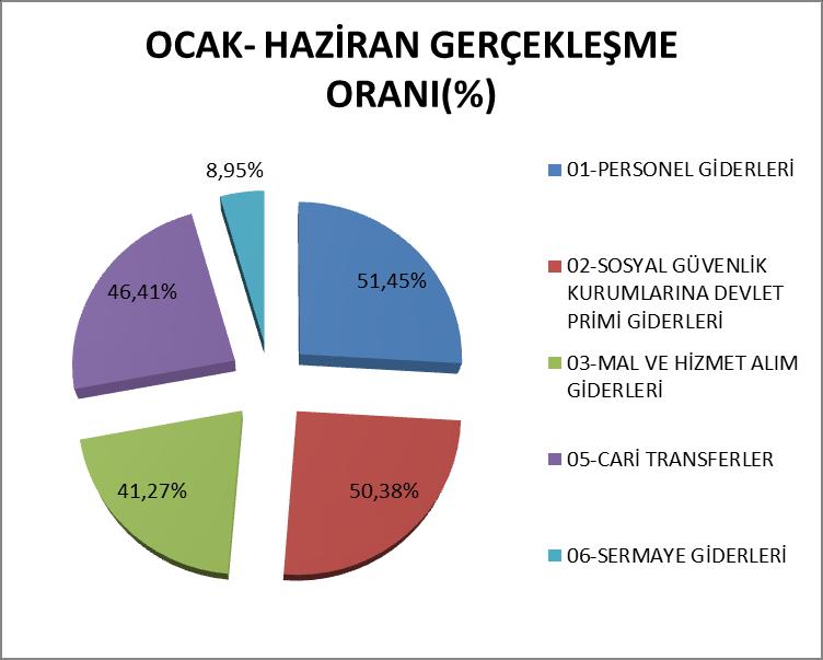 2013 yılı Kurumumuz bütçesinden Personel Giderlerine 6.018.168.000 TL ödenek ayrılmış, yılın ilk altı ayında 3.096.274.503 TL harcanmıştır. Sosyal Güvenlik Kurumlarına Devlet Primi Giderlerine 1.432.