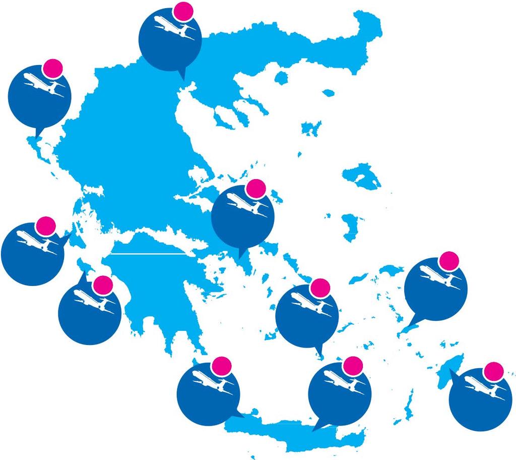 Hava alanlarına göre Yunanistan'a Uluslar arası Turist Girişleri (2013) Selanik 1.351.378 Korfu 943.917 Kefalonya 198.033 Atina 2.618.358 Zaki Santorini 488.161 244.449 Kos 925.