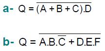 Örnek: Aşağıdaki lojik ifadelere DeMorgan teoremini uygulayınız.