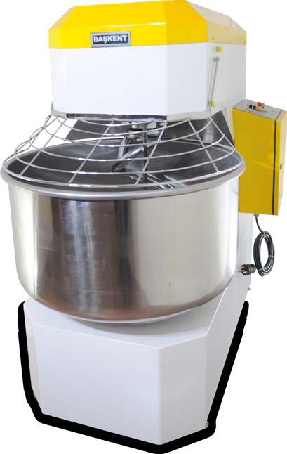 Hamur İşleme Grubu Pasta Processing Group SPM 125 Otomatik Spiral Mikseri SPM 125 Automatic Spiral Mixer