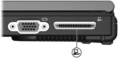 3 Takma konektörü kullanma Bilgisayarın sağ taraf tarafındaki Takma konektörü, bilgisayarı isteğe bağlı bir takma aygıtına