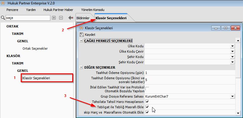 : Stok kaç adete düşünce uyarı vermesini istiyorsanız o adedi giriniz. Ortak Menü Yetkilerine geliniz (1). Buradan yetki verilecek kullanıcıyı seçiniz.(2).