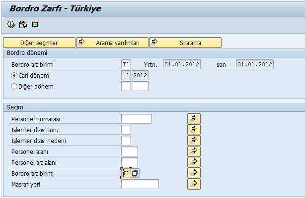 * *Bordro gerçek çalıştırıldığında bordro zarfı ile görüntü alınabilir. Simülasyon bordro sonuçları bordro zarfı ekranından görüntülenemez. 1.