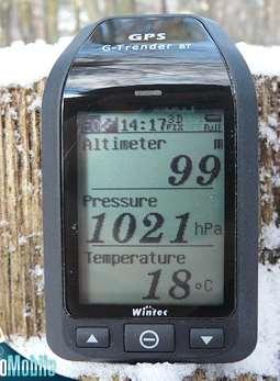 Hava basıncı ölçülerek barometrik yükseklik elde edilmektedir.