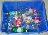 PLASTIC RECYCLING FACTS Most plastic bottles are not made into packaging again after the recycling process.