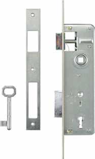 İç kapı kilitleri Normal Gömme Tİp İTO 150/ASK 152/ASK Kol Yatağı Dil Anahtar C/L Opsiyonlar 8x8