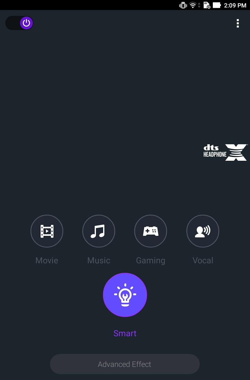 Audio Wizard (Ses Sihirbazı) AudioWizard (Ses Sihirbazı), asıl kullanım senaryolarına uyan daha anlaşılır bir ses çıkışı için ASUS tabletinizin ses modlarını özelleştirmenizi sağlar.