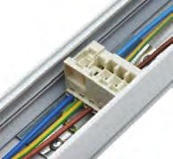 1R Series Kablo Kanalı / Universal Trunking Sürekli bağlantı sistemi / Continuous trunking system 7x2.5mm 2 ve 5x2.5mm 2 kesitli kablolu kanal seçenekleri / Trunking with 7x2.5mm 2 and 5x2.