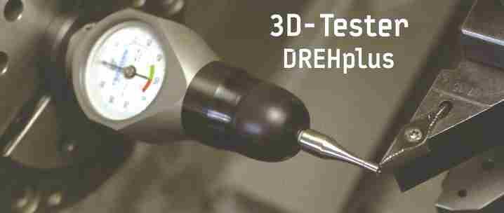 DSR DRHlus ( ÖLÇÜÜ ORLR Ç) D ester DRHplus GR D 9,8 UR 4 D tester Drehplus ile tezgah üzerinde bulunan takýmlarý X, ve Z eksenlerinin hepsinde ölçebilirsiniz.