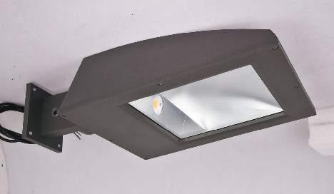 -- High visiual comfort. -- Suitable for illumination up to 4-8 meter mounting height. -- High performance optics with asymmetric light distribution. -- Delivered ready to install for wall mounting.