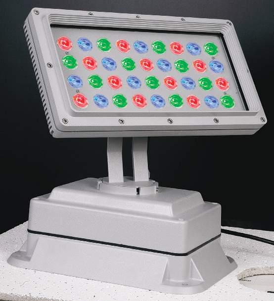 Nightstar & Nightstar RGB Nightstar LED wallwasher incorporates 36pcs power LEDs that creates an architectural and decorative illumination.