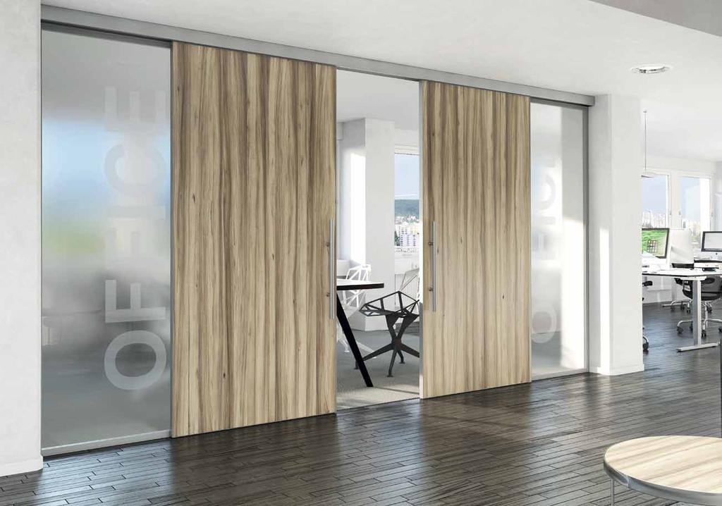 sistemi Two sliding and two fixed sliding door