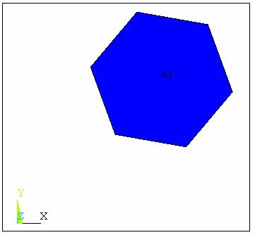 koordinatı, 3 Beşgenin oluşturulması: Polygon>Pentagon menüde