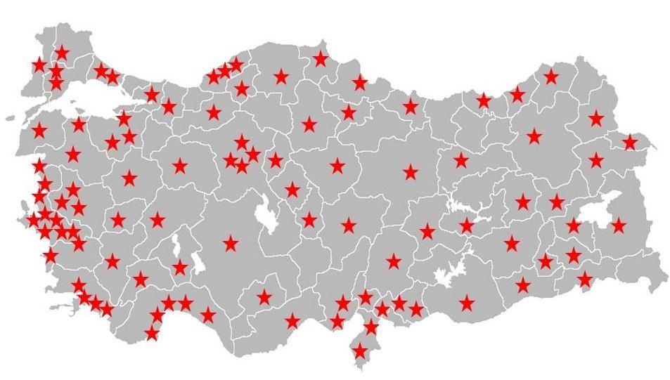 Sayısı : 380 Adet Yapılan Km : 17.000.