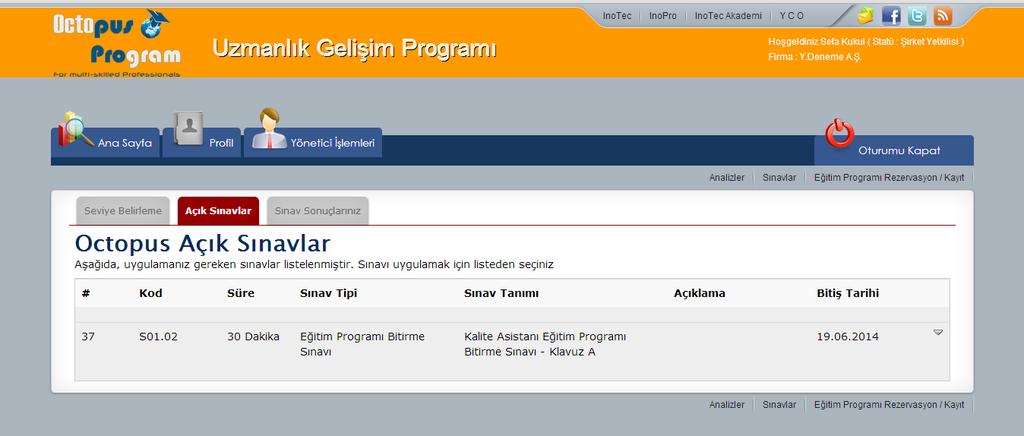 6 Eğitim Programı Mezuniyet Sınavı Her eğitim modülü bitiminde sınav gerçekleştirilerek, katılımcının programdaki