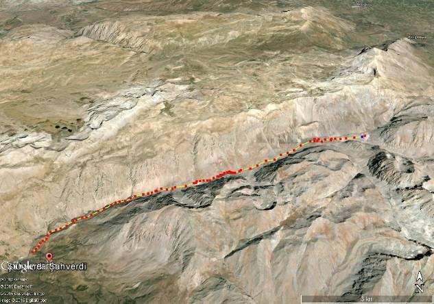 Rota Ağbaba (3430m) Ayvaz Düzlüğü (Zini Gediği) Kamp