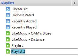 2 Şarkıları bir çalma listesine eklemek için: Şarkıları sağ tıklatın ve Çalma Listesine Ekle öğesini seçin; Bir çalma listesi seçin; Şarkılar çalma listesine eklenir.