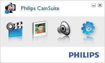 4 Philips CamSuite Philips CamSuite, en çok kullanılan özellik ve ayarlara hızlı erişim sağlar.