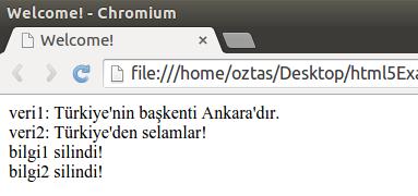 Buraya kadar olan ifadelerimizi toplamak ve büyük resmi görmek için bir örnek yapalım. Örneğimiz aşağıdaki gibi olacaktır. <!DOCTYPE html> <html lang="en"> <head> <title>welcome!