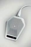 Kardioid kapasitif boundary mikrofon Sadece phantom güç ile çalışır; düşük yansıtmalı siyah kaplama. U851RW Kardioid kapasitif boundary mikrofon U851R nin beyaz versiyonu.