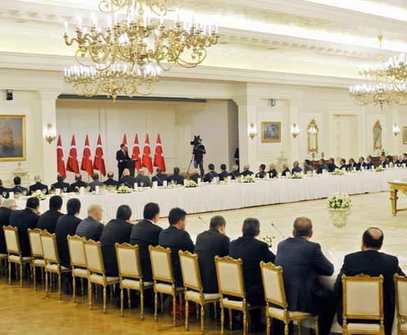 Türkiye Odalar ve Borsalar Birliği (TOBB) Başkanı Rifat Hisarcıklıoğlu ve