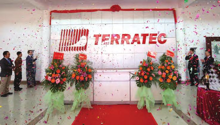 Avustralya menşeili TBM üreticisi bir firma olan Terratec Ocak ayının sonunda gerçekleştirdiği açılış seremonisi ile Çin Guangzhou da bulunan tesisin açılışını gerçekleştirdi.