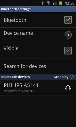 4 Müzik çalma ve şarj etme Bu docking sistemini kullanarak müzik dinlemek için iki yöntem vardır: manuel Bluetooth bağlantısı kurmak; Philips DockStudio uygulamasıyla otomatik Bluetooth bağlantısı