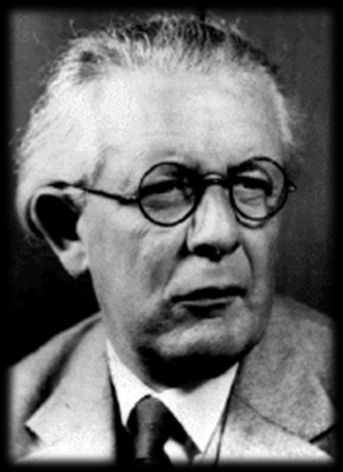 PIAGET NİN BİLİŞSEL GELİŞİM KURAMI Jean Piaget 1896 yılında İsviçre de doğdu. Piaget insanın bilişsel gelişimi konusunda öncü çalışmalarıyla bilinir.