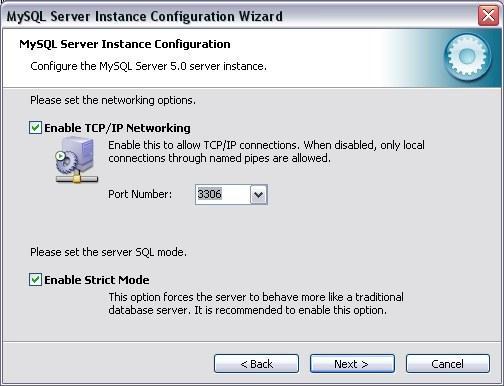 Enable TCP/IP Port