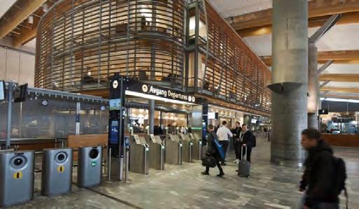 Oslo da dünyanın en yeşil hava terminali, kış boyunca toplanan kar rezervuarını yaz aylarında yapıyı soğutmak için kullanıyor.