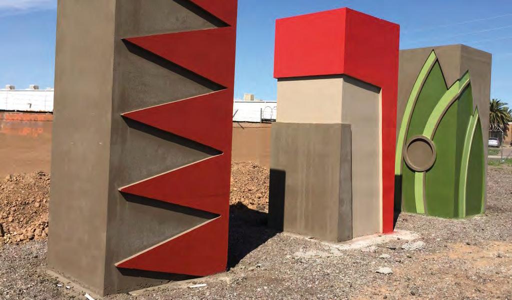 NEWS HABERLER Arizona Ulaştırma Departmanı otoyolda kullanılacak betonun şeklini ve rengini test ediyor Arizona Ulaştırma Departmanı (ADOT), Loop 202 South Mountain Otoyolu için kullanılacak