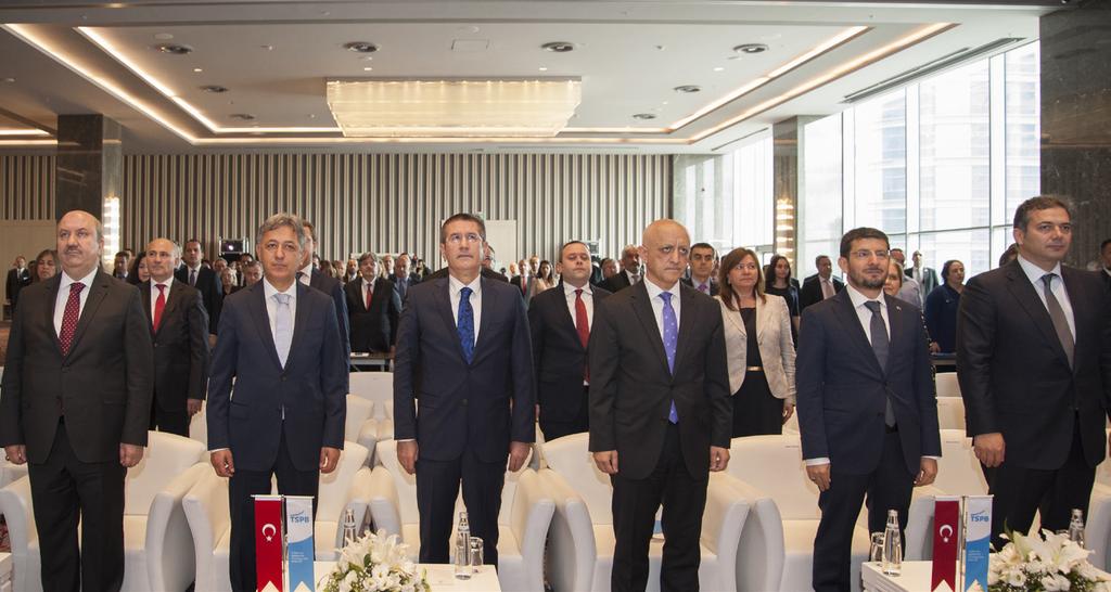 Açılış konuşmasını Birlik Başkanı İlhami Koç un yaptığı toplantıda, Başbakan Yardımcısı Nurettin Canikli, Sermaye Piyasası Kurulu (SPK) Başkanı Dr. Vahdettin Ertaş ile Borsa İstanbul A.Ş.
