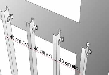 aralıklarda çelik dübel ile iki noktadan betonarme  5 6 DCC profillerinin
