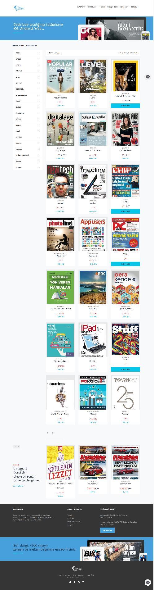 dmags web Yayınlar Menü alanı; - Anasayfa, - Yayınlar - dmags in Seçtikleri - Giriş Yap - İletişim Seçilen kategori ile ilgili kampanyaların ve dmags tanıtımlarının