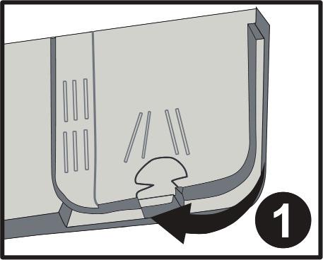 Test şeridinde belirlenen seviyeye göre makinenizin su sertlik ayarını aşağıda belirtildiği şekilde yapınız. Açma/Kapama düğmesini (4) kapalı pozisyona (1)getiriniz.